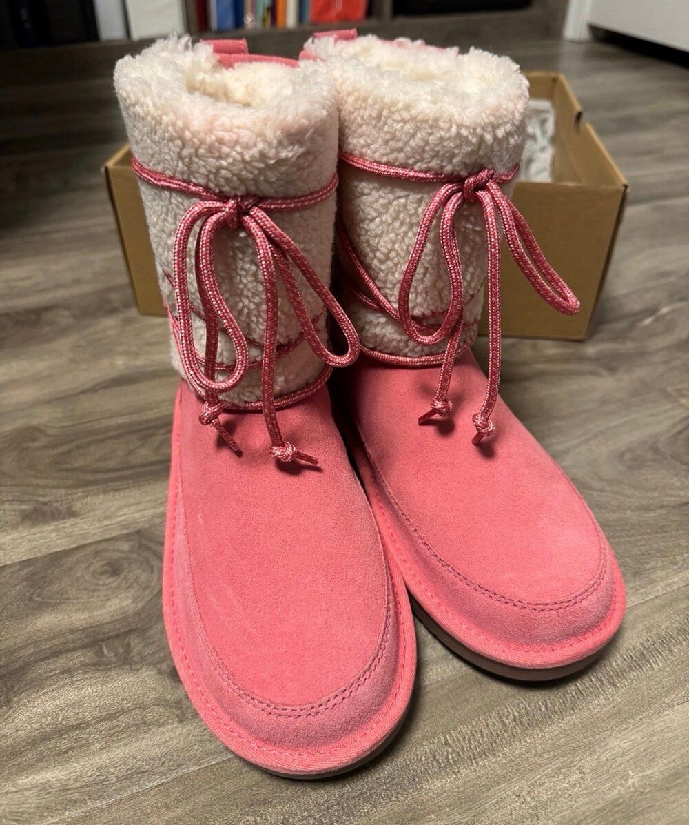 NEW Koolaburra By UGG Girls Boots Size 3 Youth Shoes Euro 35